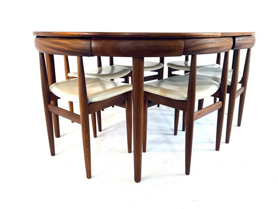 Image 1 of Roundette dining room set, Hans Olsen, Frem Rølje