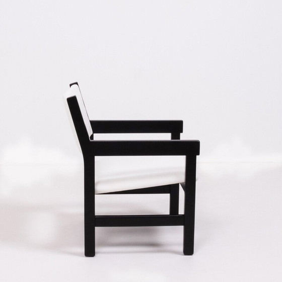 Image 1 of Set of 6 mid century dining chairs in white by Hans Wegner for GETAMA