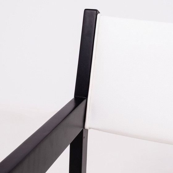 Image 1 of Set of 6 mid century dining chairs in white by Hans Wegner for GETAMA