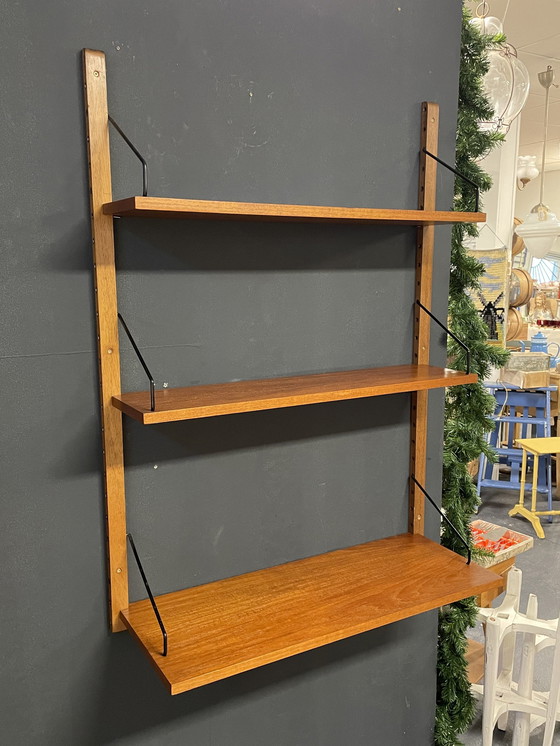 Image 1 of Wall Unit, Wall Rack, Poul Cadovius For Royal Systems, Denmark 1950'S