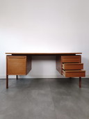 Vintage Danish Desk By Gunnar Gasvig, Gasvig Møbler