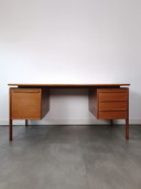 Vintage Danish Desk By Gunnar Gasvig, Gasvig Møbler