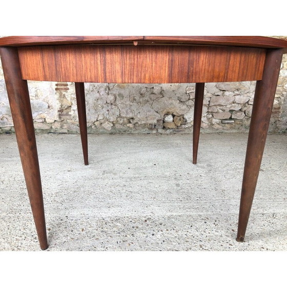 Image 1 of Vintage rosewood extensible table, 1960