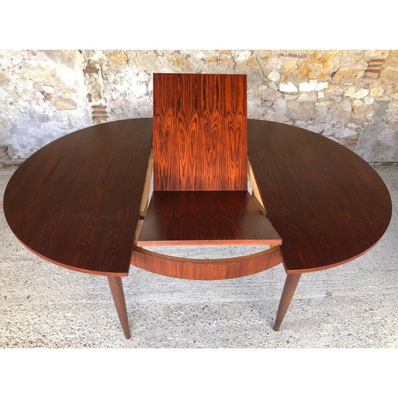 Image 1 of Vintage rosewood extensible table, 1960