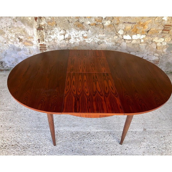 Image 1 of Vintage rosewood extensible table, 1960