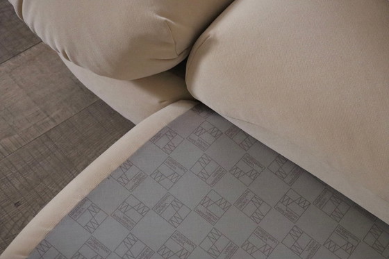 Image 1 of Sculptural Sofa in Beige by Wiener Werkstätte, Austria 1970s