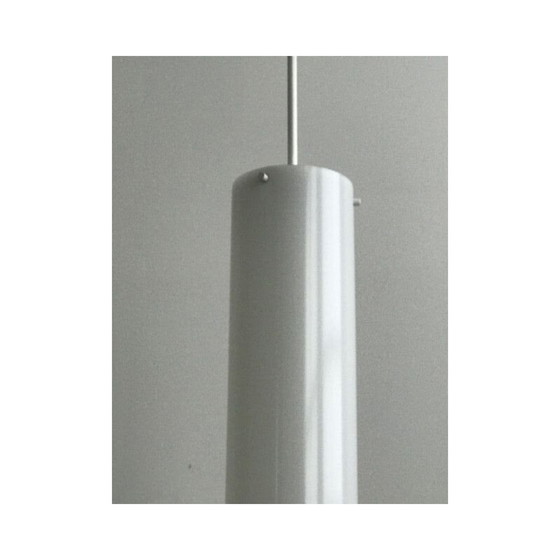 Image 1 of Pair of vintage tube ceiling lights in white, 1960