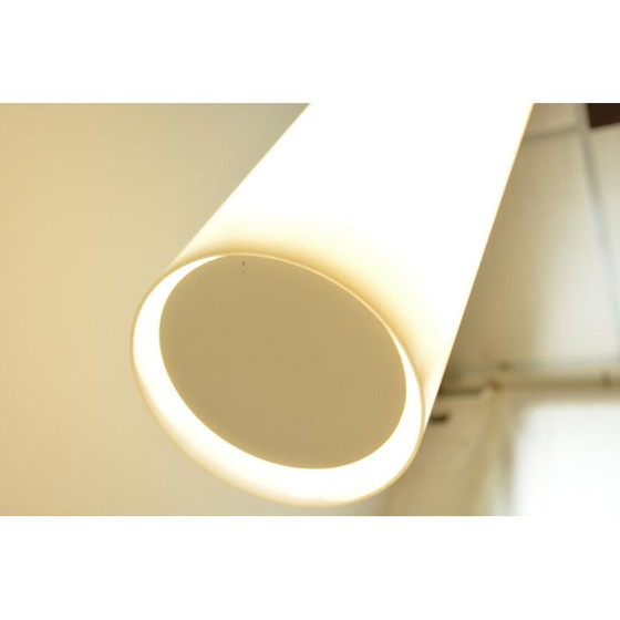 Image 1 of Pair of vintage tube ceiling lights in white, 1960