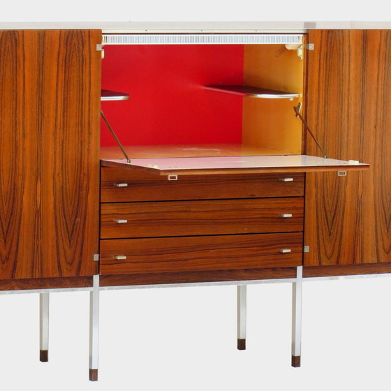 Image 1 of Danish design rosewood highboard sideboard