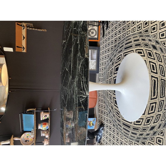 Image 1 of Tavolo da pranzo ovale in marmo vintage di Eero Saarinen per Knoll International, 1950