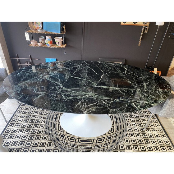 Image 1 of Tavolo da pranzo ovale in marmo vintage di Eero Saarinen per Knoll International, 1950