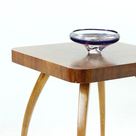 Image 1 of Vintage spider coffee table in oakwood and walnut by Jindrich Halabala, Czechoslovakia 1930
