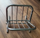 Tube Frame Bauhaus Style Magazine Rack From The Sixties / Seventies.