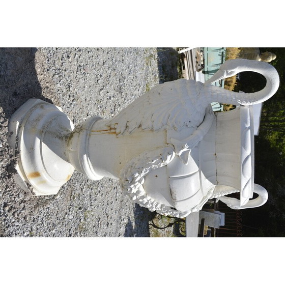 Image 1 of Vintage jar with swan heads