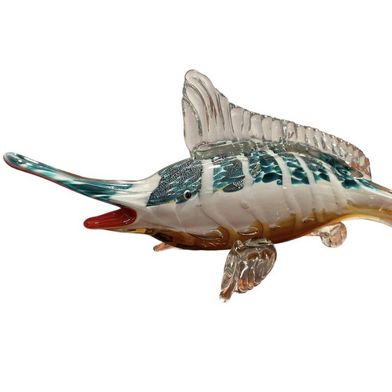 Image 1 of Pesce spada vintage in vetro di Murano