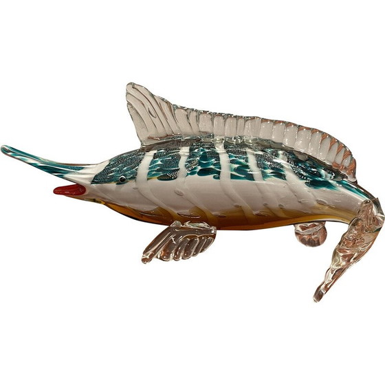 Image 1 of Pesce spada vintage in vetro di Murano