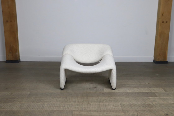 Image 1 of Artifort Groovy F598 (Chaise M) En Bouclé Par Pierre Paulin 1970