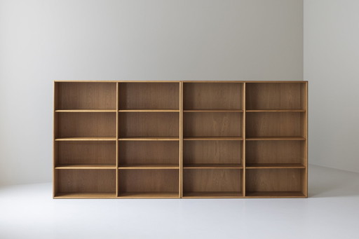 Set Of Two Bookcases By Alf Svensson For Bjästa Snickerifabrik, Sweden 1960S. 