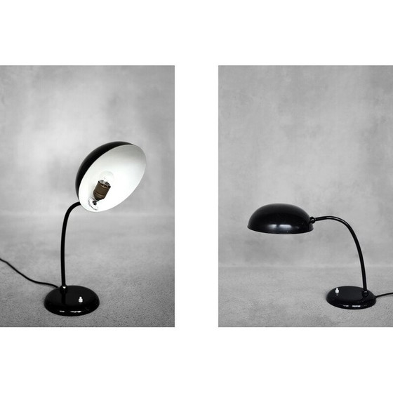 Image 1 of Vintage Bauhaus desk lamp in black metal for Gebrüder Cosack, Germany 1940