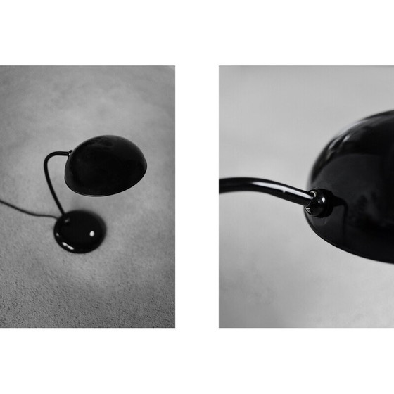 Image 1 of Vintage Bauhaus desk lamp in black metal for Gebrüder Cosack, Germany 1940