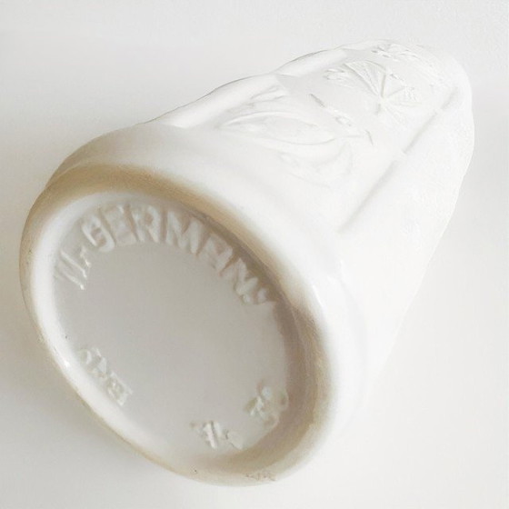 Image 1 of Vaso Bay bianco della Germania Ovest, anni '50