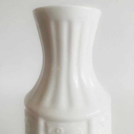 Image 1 of Vaso Bay bianco della Germania Ovest, anni '50