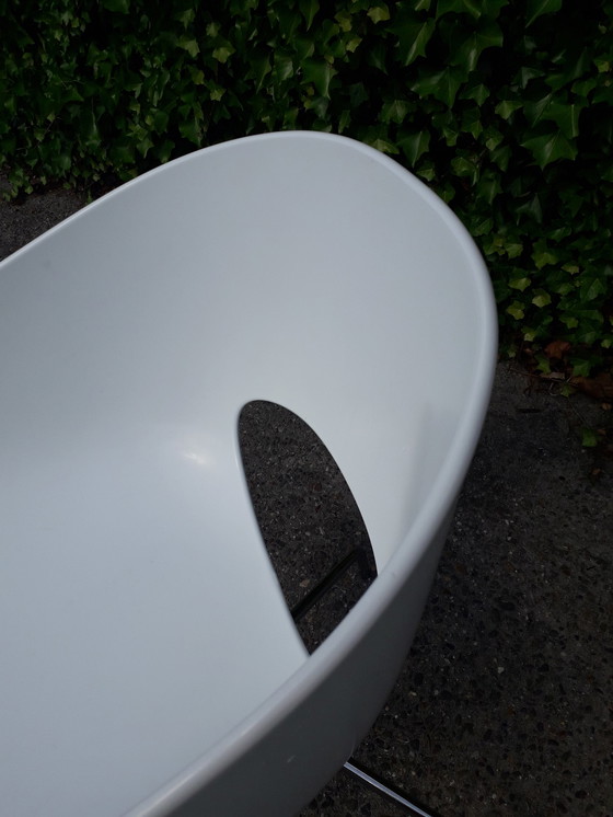 Image 1 of 2 Design plastic tub chairs with chrome base