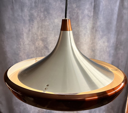 Aluminum Ceiling Lamp By Philips, Holland 70S