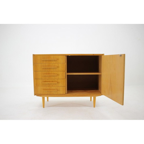 Image 1 of Vintage oak cabinet, Czechoslovakia 1960