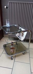 Vintage bar cart