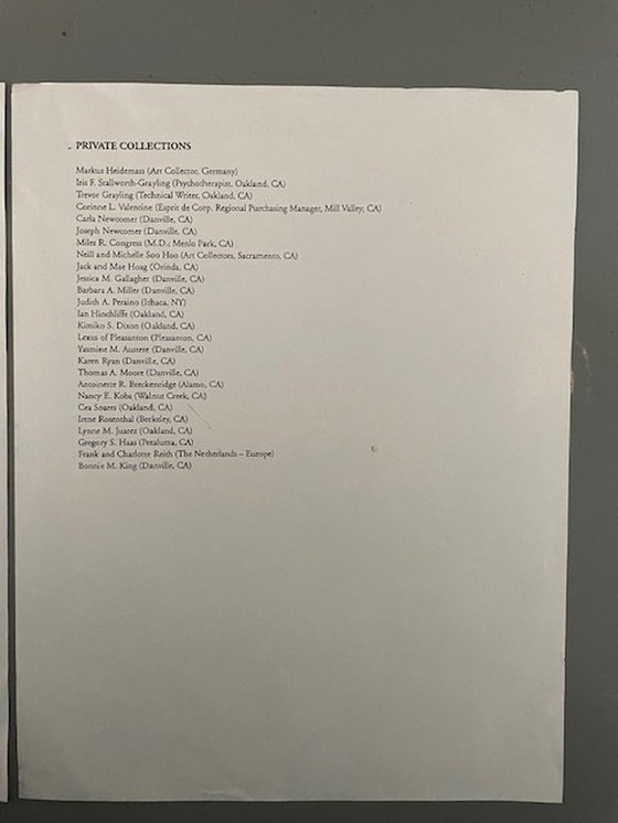 Image 1 of Dibujo al pastel de Mitsuyo N. Moore