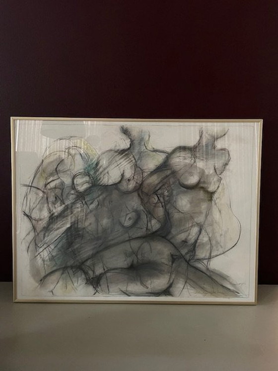 Image 1 of Dibujo al pastel de Mitsuyo N. Moore