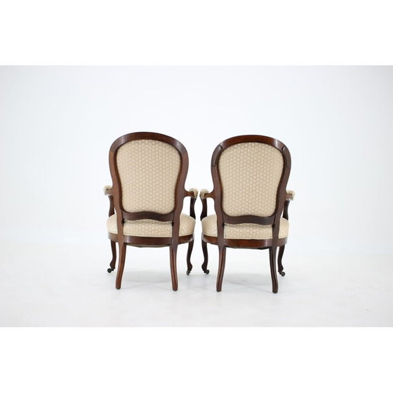 Image 1 of Coppia di poltrone rococò danesi d'epoca, anni '900