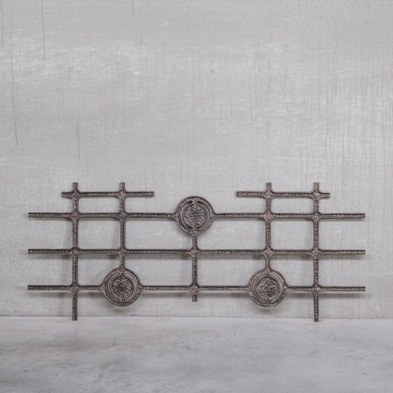 Image 1 of Brutalist mid-century metal wall hanging artwork, Belgium 1960-1970s