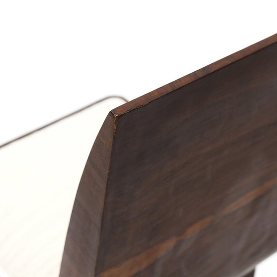 Image 1 of Coppia di sedie vintage in radica e tessuto, anni '40