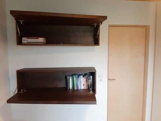 Image 1 of Design hanging cabinet walnut