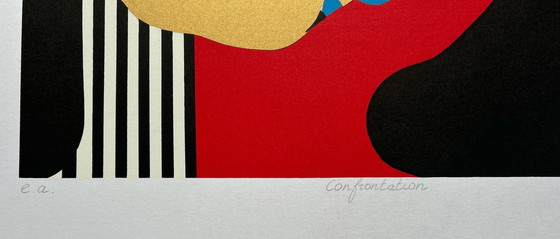 Image 1 of Screenprint Trudy Bersma - Confrontation