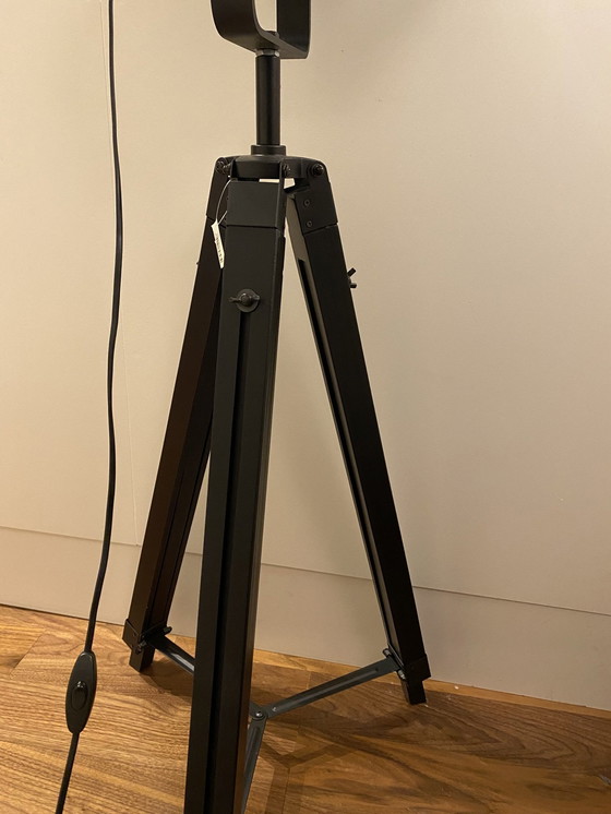 Image 1 of Industrial Theater Spot On Adjustable Wooden Tripod - Dimmable Led