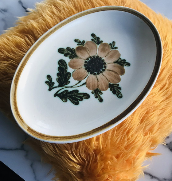 Image 1 of Small Floral Motif Dish