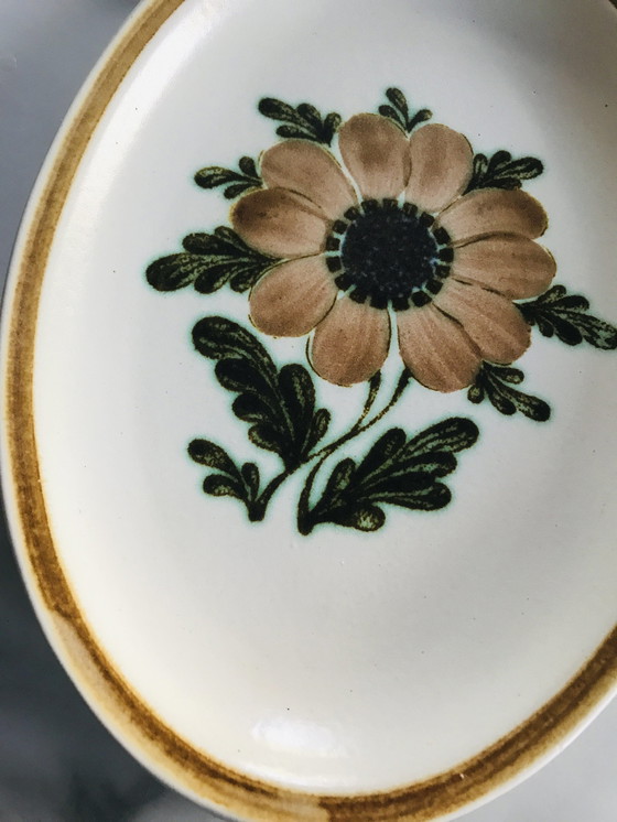 Image 1 of Small Floral Motif Dish