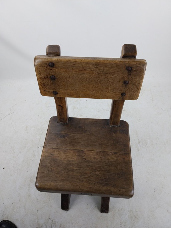 Image 1 of 1 X Brutalist Chair . Small Model. 1970'S