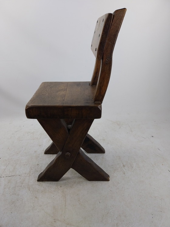 Image 1 of 1 X Brutalist Chair . Small Model. 1970'S