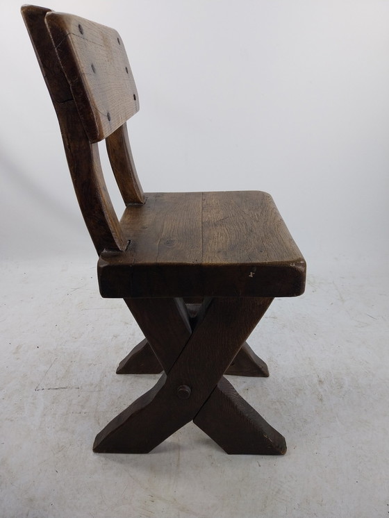 Image 1 of 1 X Brutalist Chair . Small Model. 1970'S