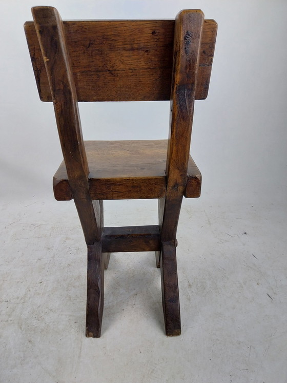 Image 1 of 1 X Brutalist Chair . Small Model. 1970'S