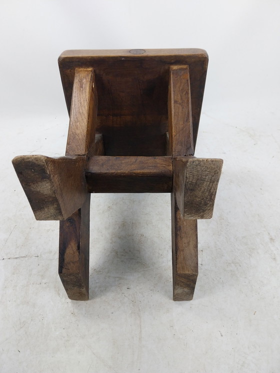 Image 1 of 1 X Brutalist Chair . Small Model. 1970'S