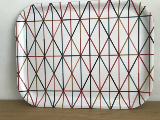 Image 1 of Vitra Tray - Grid Multicolour