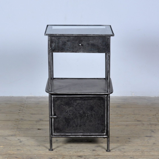 Image 1 of Iron Nightstand, 1910S