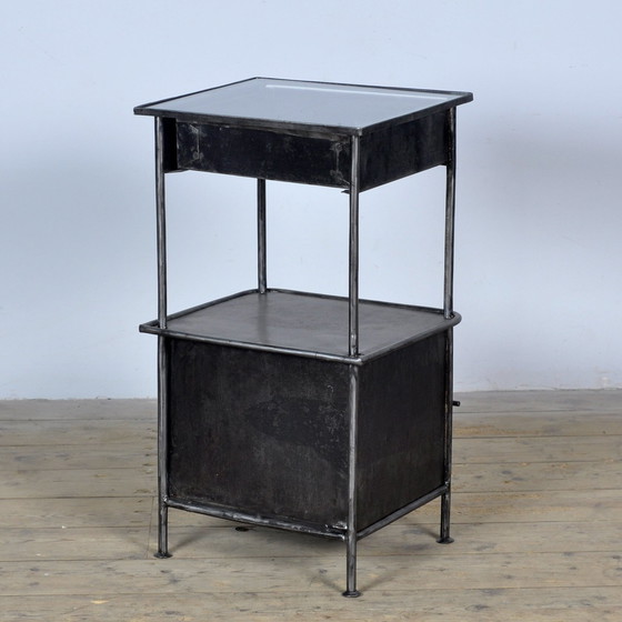 Image 1 of Iron Nightstand, 1910S