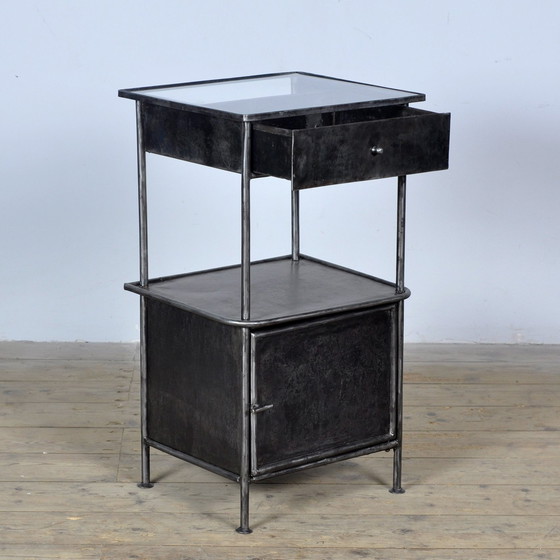 Image 1 of Iron Nightstand, 1910S