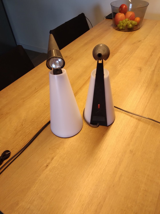 Image 1 of 2x Cassina IOTA Nemo table lamps